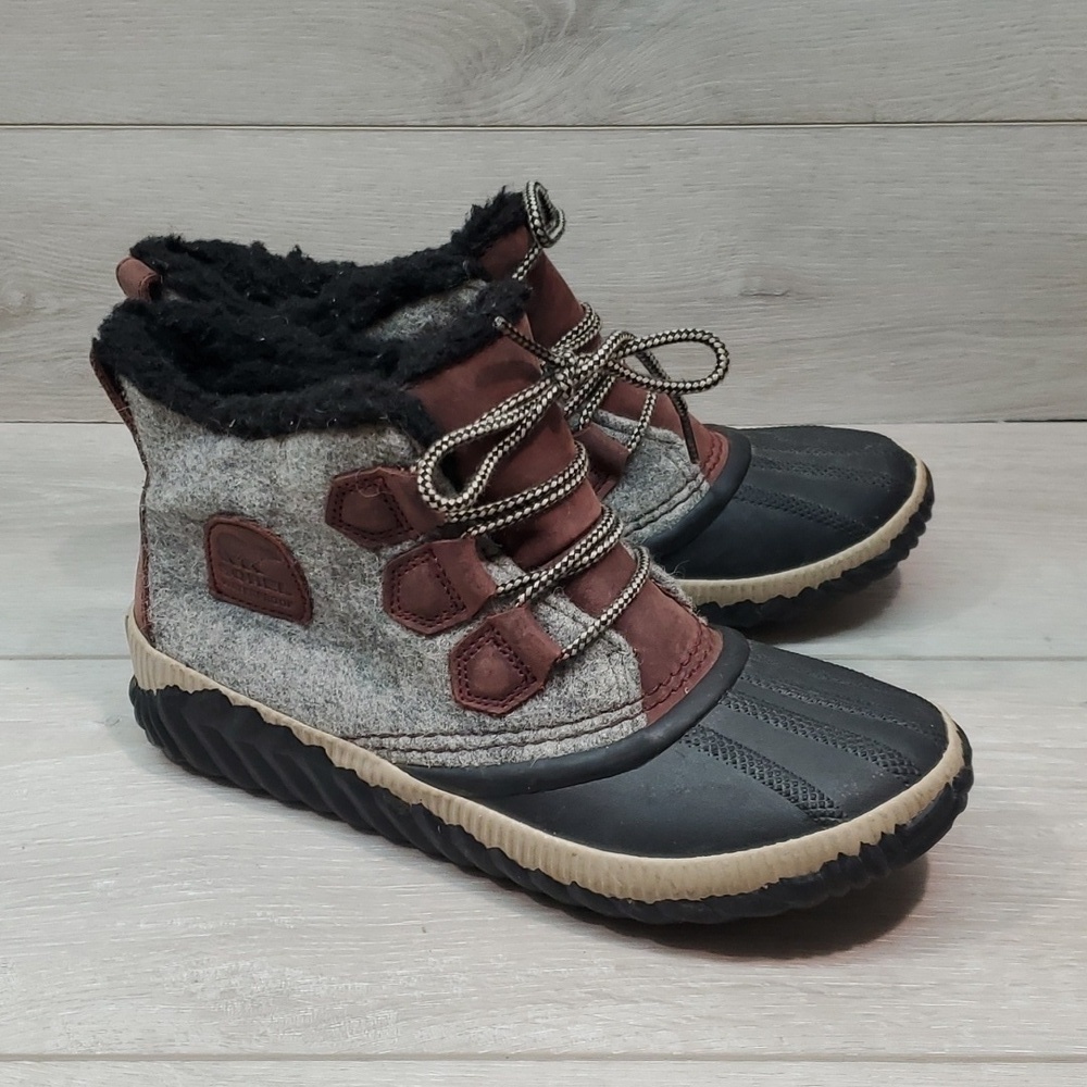 Sorel Women Duck Rubber Waterproof Outdoor boots shoes sz 7.5
